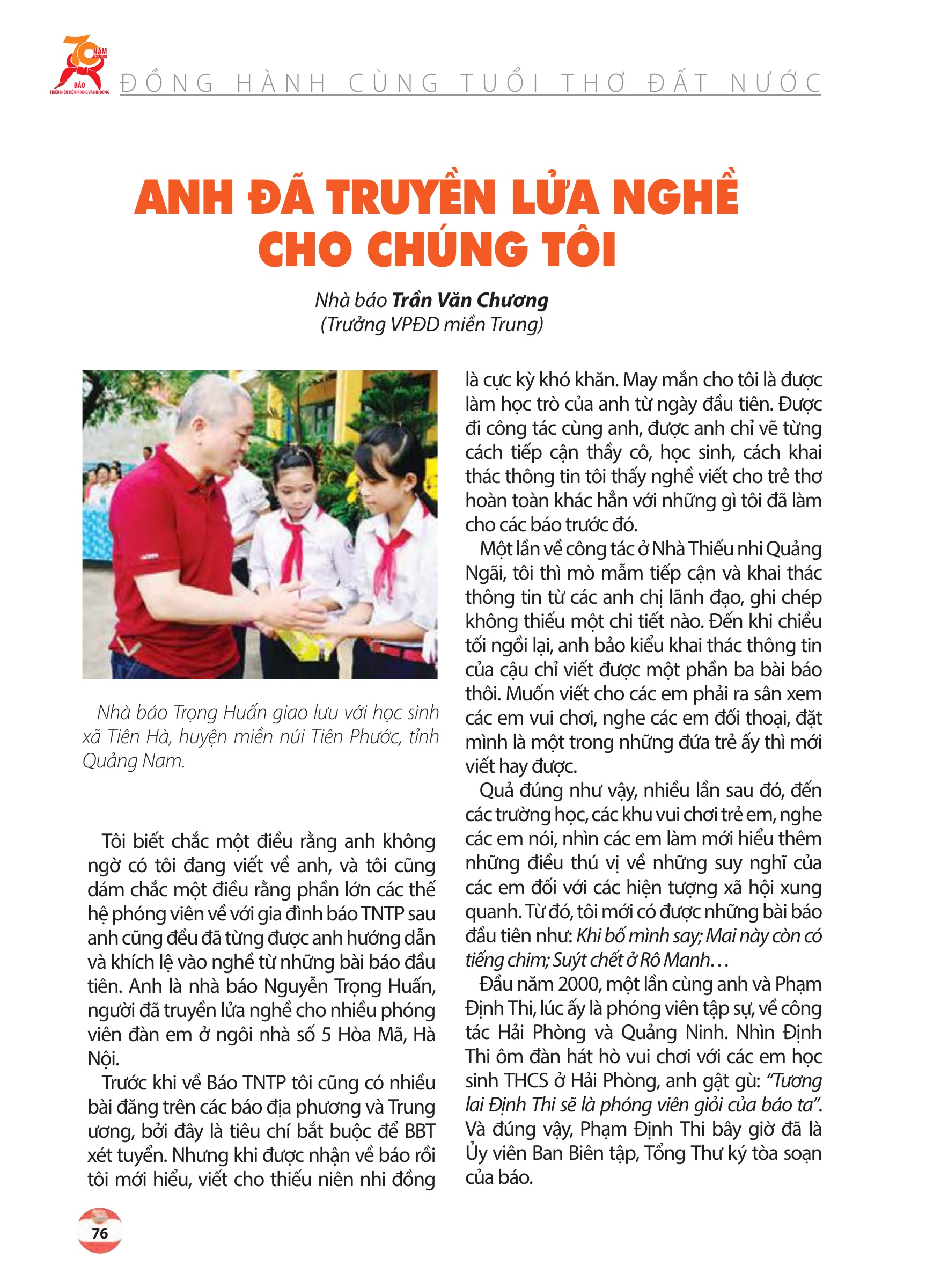 Kỷ yếu 70 năm - trang 74