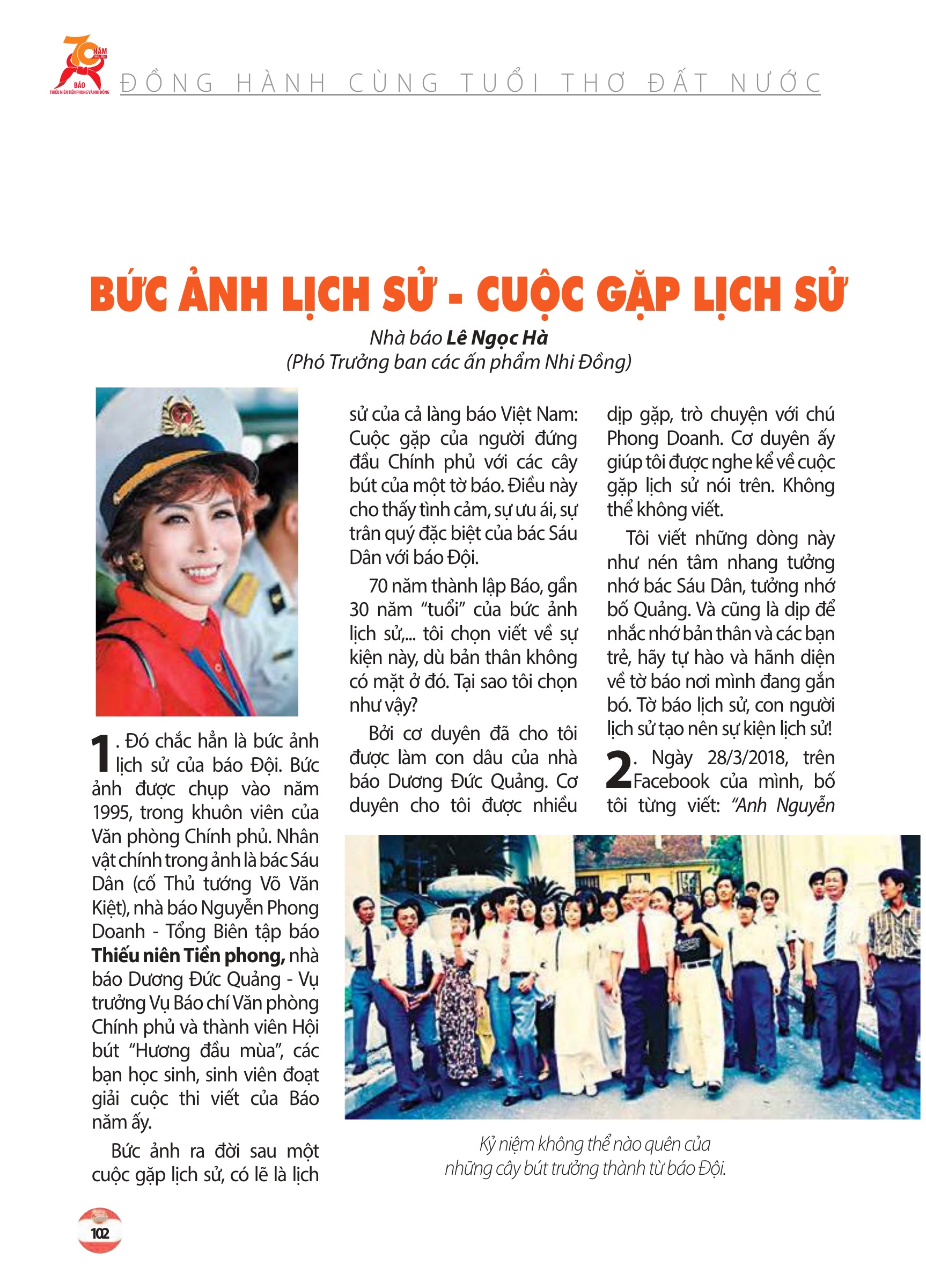 Kỷ yếu 70 năm - trang 100