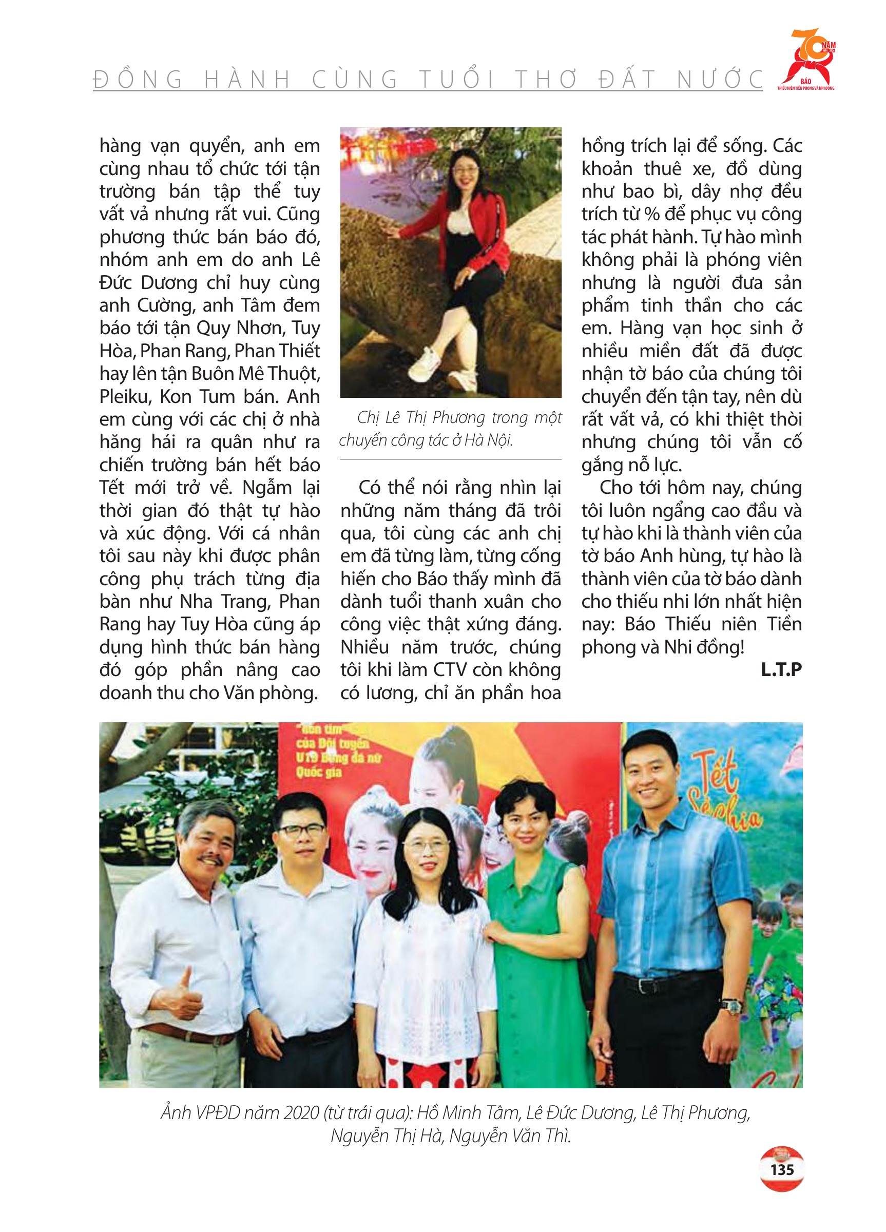Kỷ yếu 70 năm - trang 133