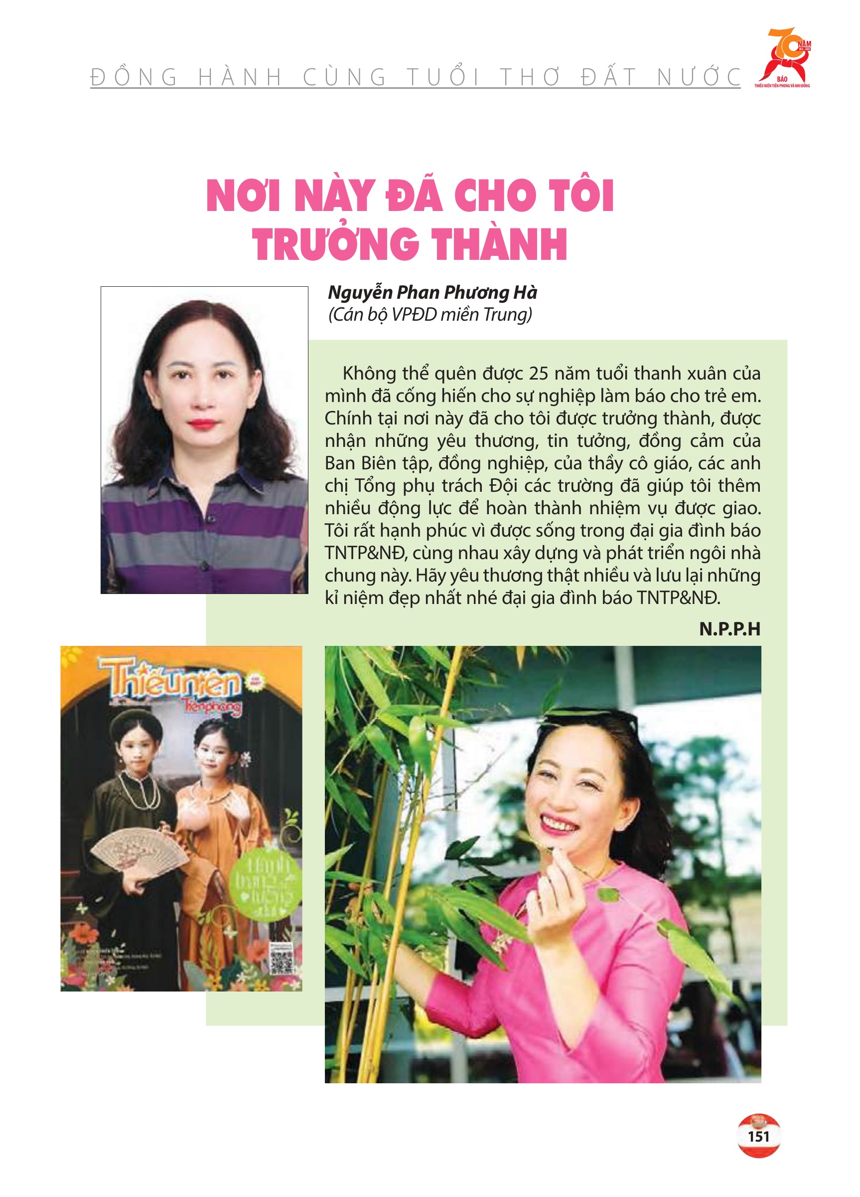 Kỷ yếu 70 năm - trang 149
