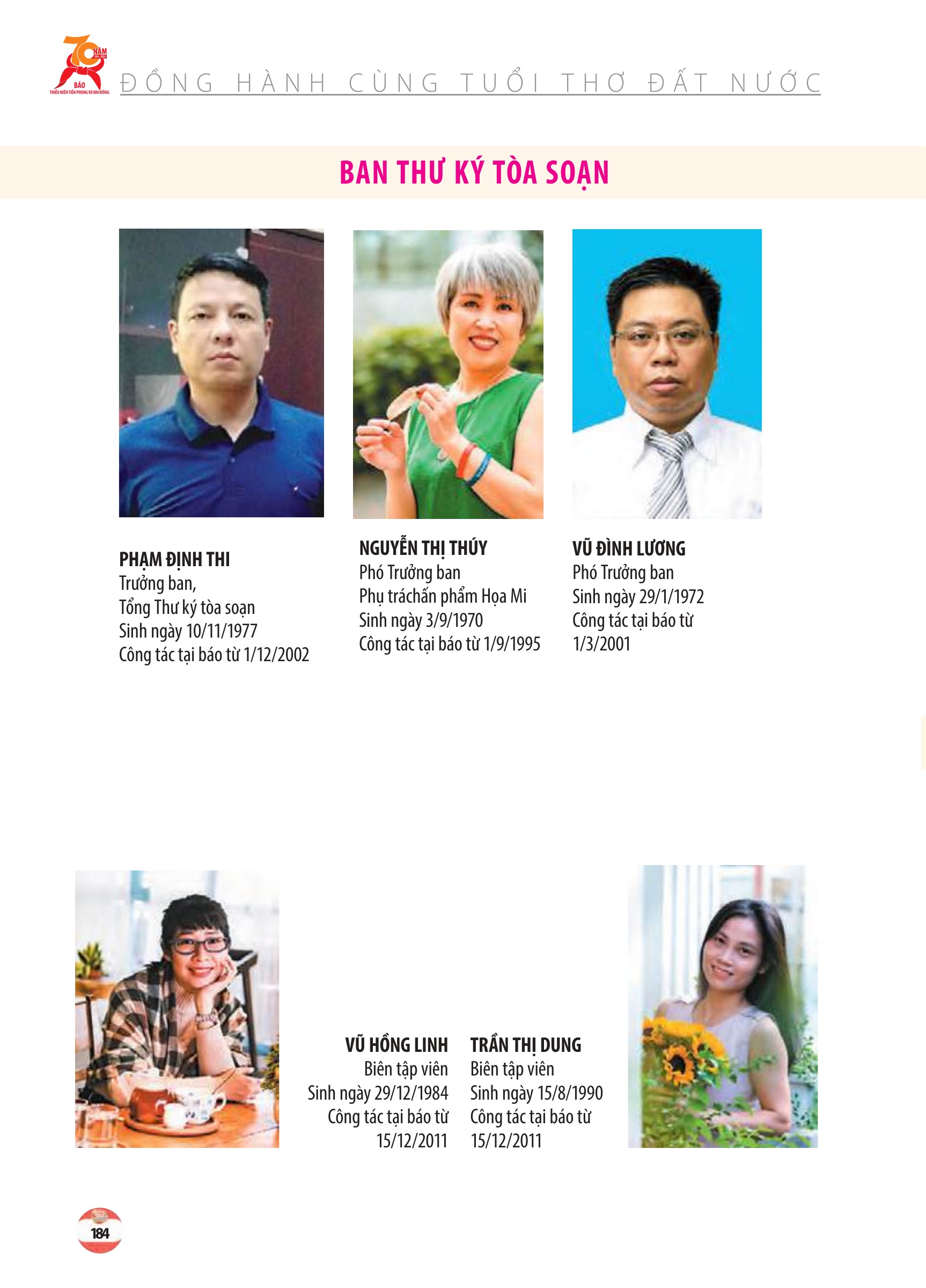 Kỷ yếu 70 năm - trang 182